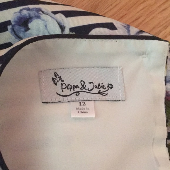 Barely worn fancy floral girl’s dress from Pippa and Julie - Picture 4 of 5